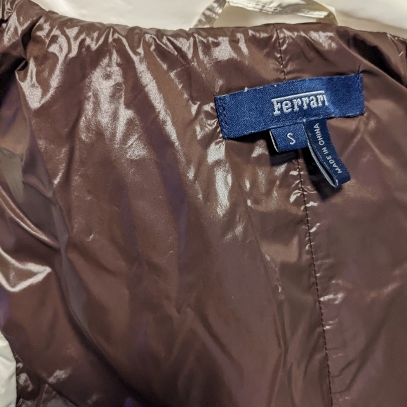 Ferrari White Puffer Vest - Picture 5 of 7